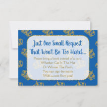 Chá de fraldas Príncipe Real Traga Um Cartão De Li