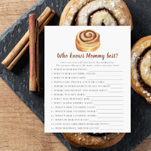 Chá de fraldas - Quem conhece melhor a mamãe