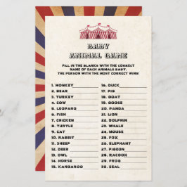 Chá de fraldas Retroativo do Carnaval de Circo de