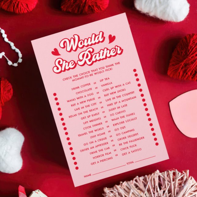 Chá de fraldas Rosa Ela Preferencialmente Jogo (Criador carregado)