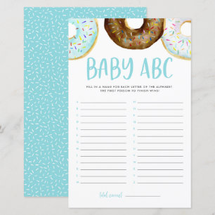 Chá de fraldas Rosquinha Baby ABC Game