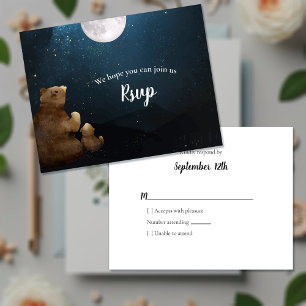 Chá de fraldas RSVP Bears Sobre A Lua