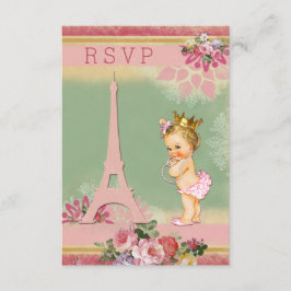 Chá de fraldas RSVP Eiffel Tower Princess
