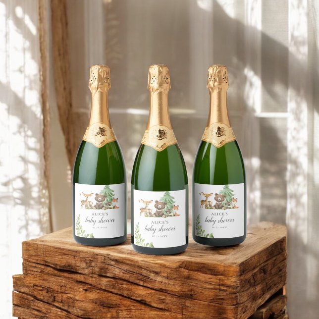 Chá de fraldas Russo de Bóho Woodland (Criador carregado)