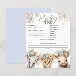 Chá de fraldas Safari de Bebês e Conselheiro