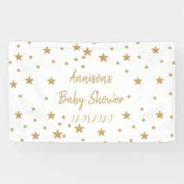 Chá de fraldas Sparkle Glitter Dourada personaliza