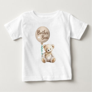 Chá de fraldas T-Shirt do Ursinho do Urso Irmão