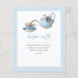 Chá de fraldas Teacup Fralda do Tea Party Raffle