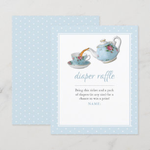 Chá de fraldas Teacup Fralda do Tea Party Raffle