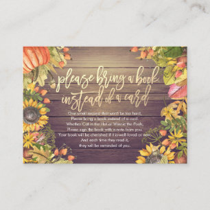 Chá de fraldas Traga um livro em vez de um cartão