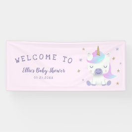 Chá de fraldas Unicorn Bonito Bem-vindo