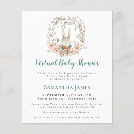 Chá de fraldas Virtual de Bunny Vintage Boy