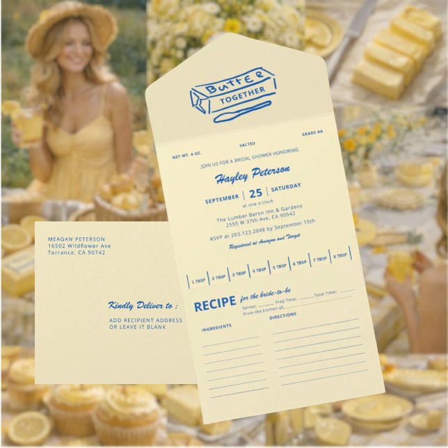 Chá de Noiva Amarelo Butter Together (Criador carregado)