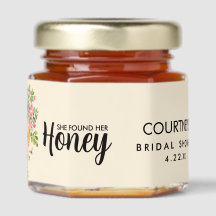 Chá de Noiva Aquarela Ela Encontrou Seu Mel 