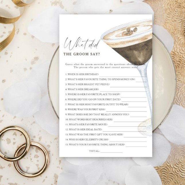 Chá de noiva de café O que o noivo disse  (Criador carregado)