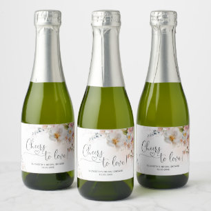 Chá de Noiva Elegante com Flores Silvestres Vinho