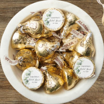 Chá de Noiva Elegante em Aquarela com Eucalipto