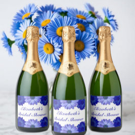 Chá de Noiva Floral Azul