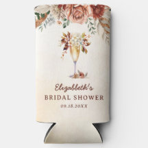 Chá de Noiva Floral Boho Terracota