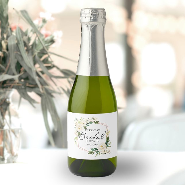 Chá de Noiva Floral Geométrico Creme Branco (Criador carregado)