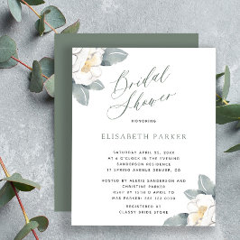 Chá de noiva floral ORÇAMENTO aquarela elegante