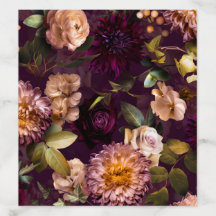 Chá de Noiva Floral Romântico Sombrio e Temperamen
