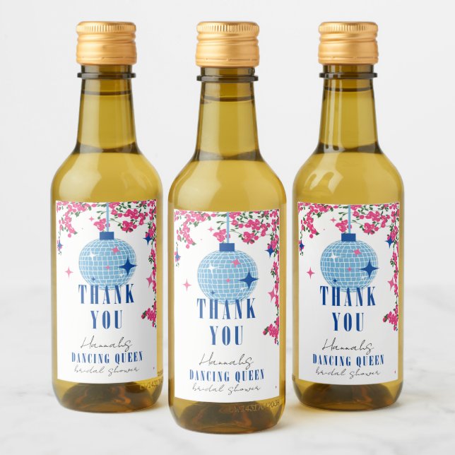 Chá de noiva musical de Santorini Bougainvillea (Garrafas)