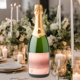 Chá de Noiva Rose Gold Confetti