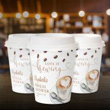 Chá de Noiva Tema Café Love Is Brewing