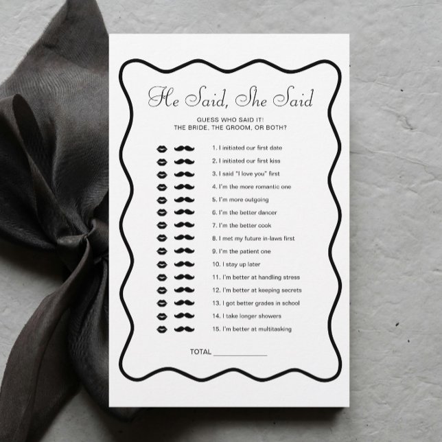 Chá de panela Arco Negro Ele Disse Que Ela Disse J (Criador carregado)