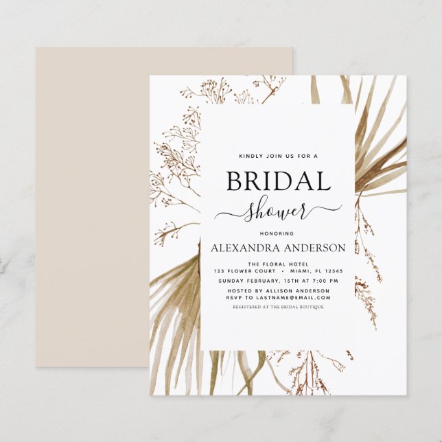 Chá de panela Boho Bohemian Grass Grass (Frente/Verso)