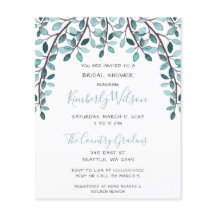 Chá de panela Botânico Azul-Orçamento