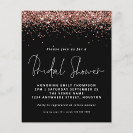 Chá de panela brilhante Dourado Rosa de Orçamento 