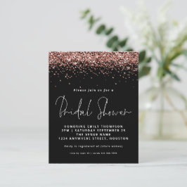 Chá de panela brilhante Dourado Rosa de Orçamento