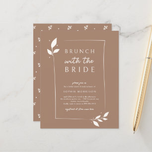 Chá de panela Brunch Botânico de Tan de Orçamento
