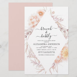 Chá de panela Bubble e Brunch de Boho de Orçamento