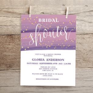 Chá de panela Celestial Mauve Pastel de Orçamento