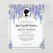 Chá de panela da Era da Regência de Florais Roxos 