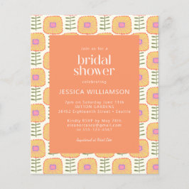 Chá de panela da Flor Laranja Amarelo-Amarelo de O