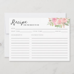 Chá de panela de Aquarela Floral Cor-de-Rosa-Esbra