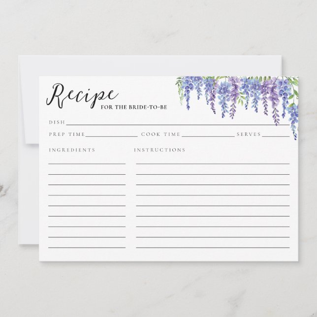 Chá de panela de Aquarela Floral Elegante (Frente)