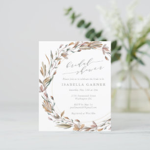 Chá de panela de Aquarela Floral Russa do Orçament