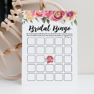 Chá de panela de Bingo Bridal e Cartão de Jogo de 