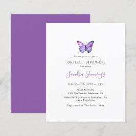 Chá de panela de borboleta de orçamento minimalist