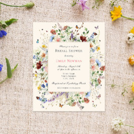 Chá de panela de Borboleta Floral Elegante de Orça