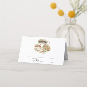 Chá de panela de café - cartões de casamento