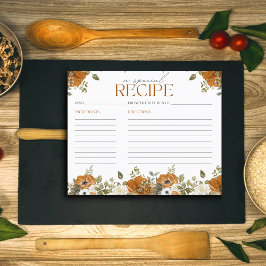 Chá de panela de Cartão de Receita Apaixonado