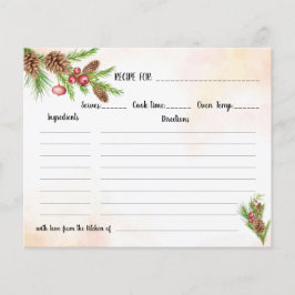 Chá de panela de Cartão de Receita de Natal