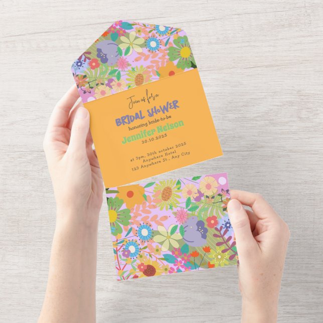 Chá de panela de Casamento da Flor (Aba destacável)