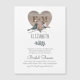 Chá de panela de Casamento de Floresta do Coração 